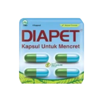 Diapet 4 Kapsul - 1 Strip
